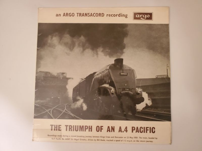 Argo Transacord The Triumph of an A.4 Pacific vinyl record